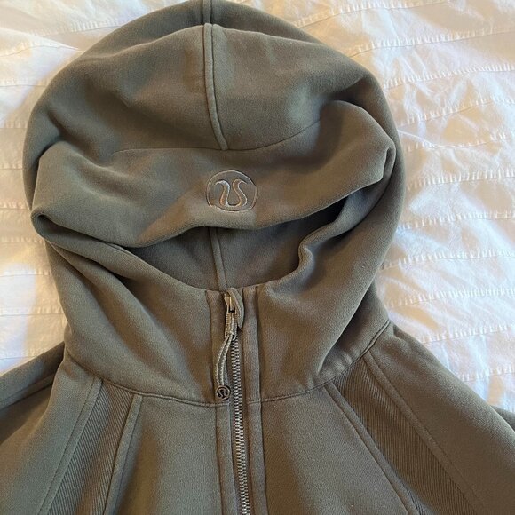 Lululemon Scuba Cropped Oversized Full-zip Hoodie - Picture 1 of 9